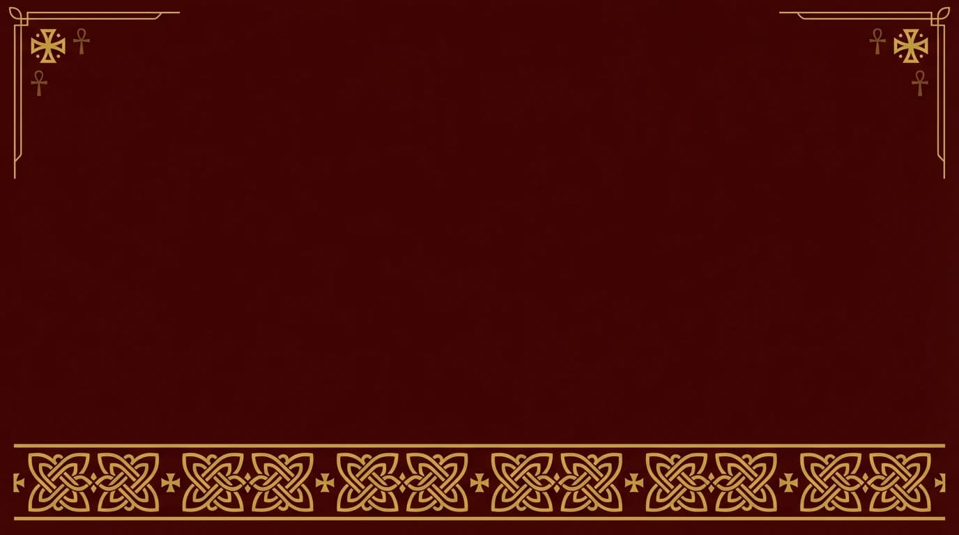 Bottom Band - Coptic Burgundy