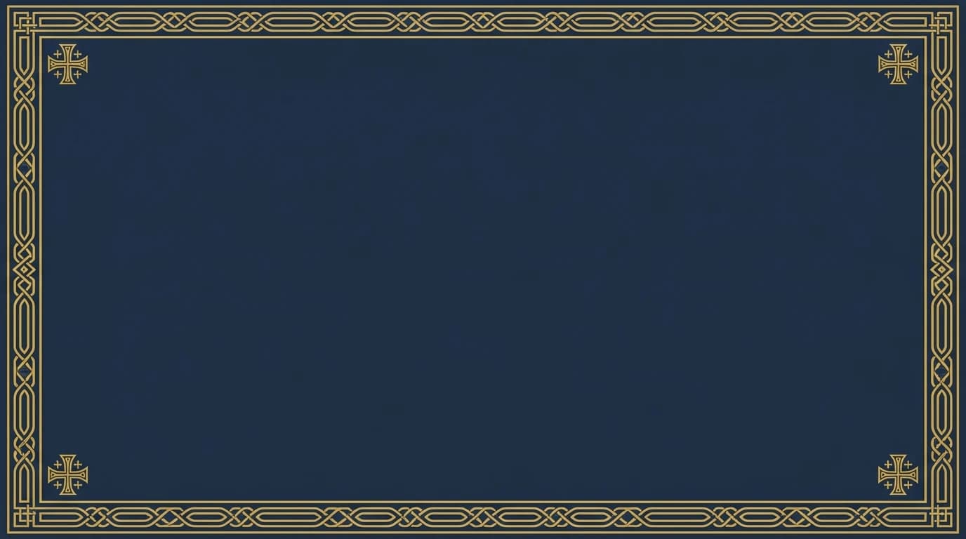 Classic Border - Midnight Blue
