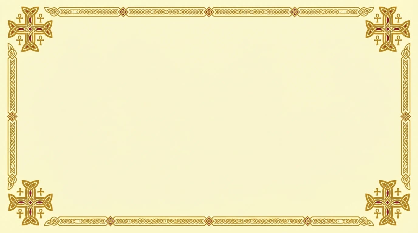 Cross Corners - Coptic Cream