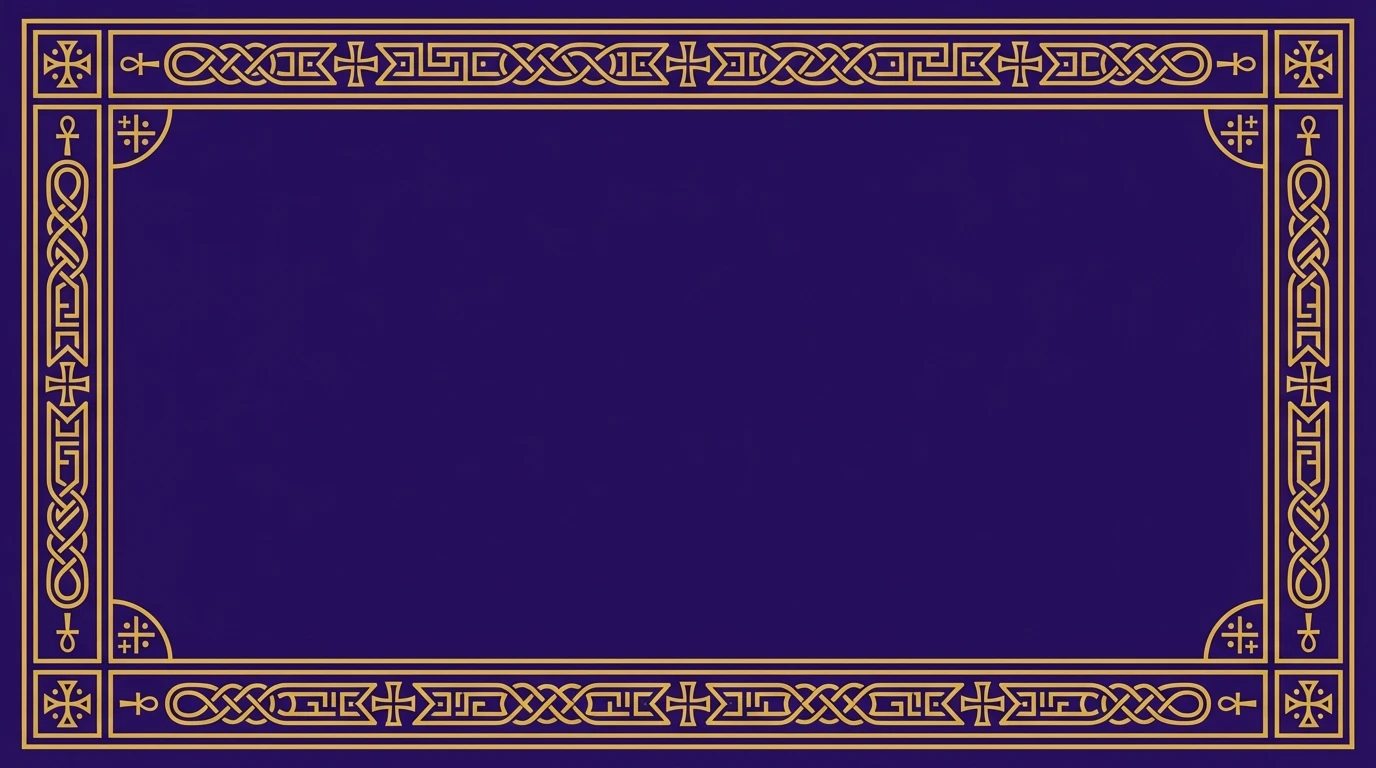 Double Border - Royal Purple