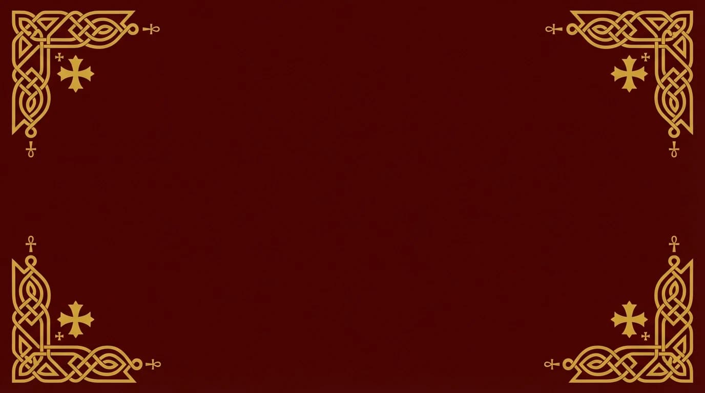 Elegant Corners - Coptic Burgundy