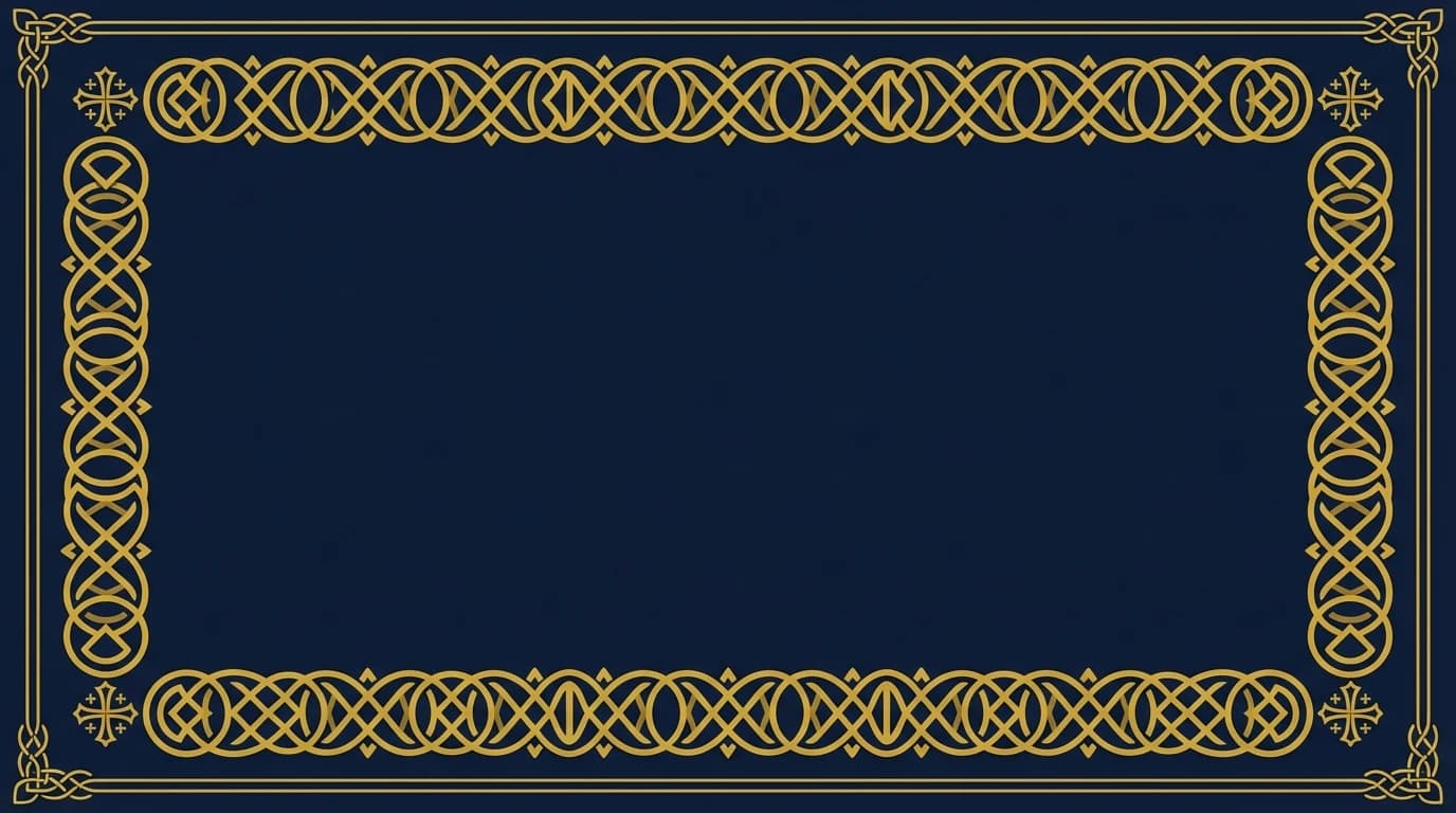 Geometric Pattern - CopticSlide Gold