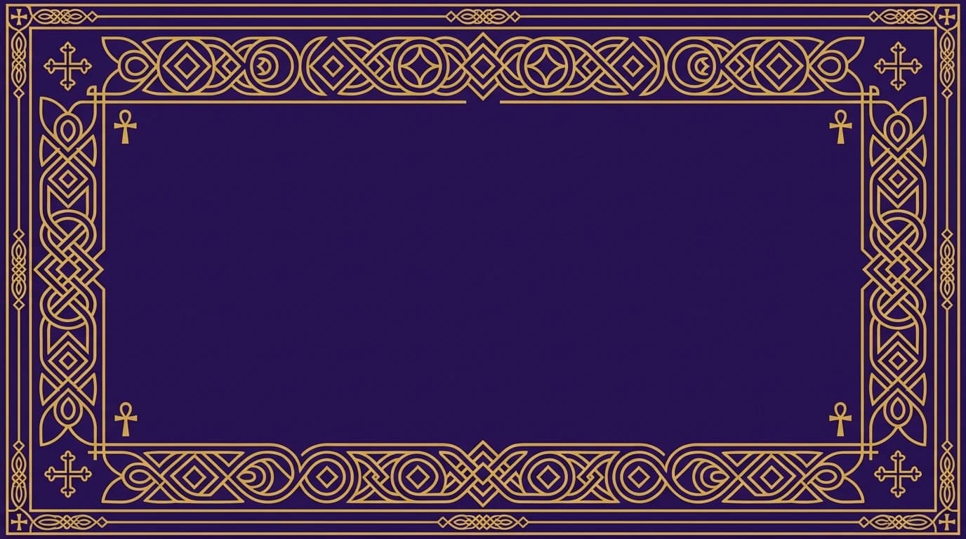 Geometric Pattern - Royal Purple