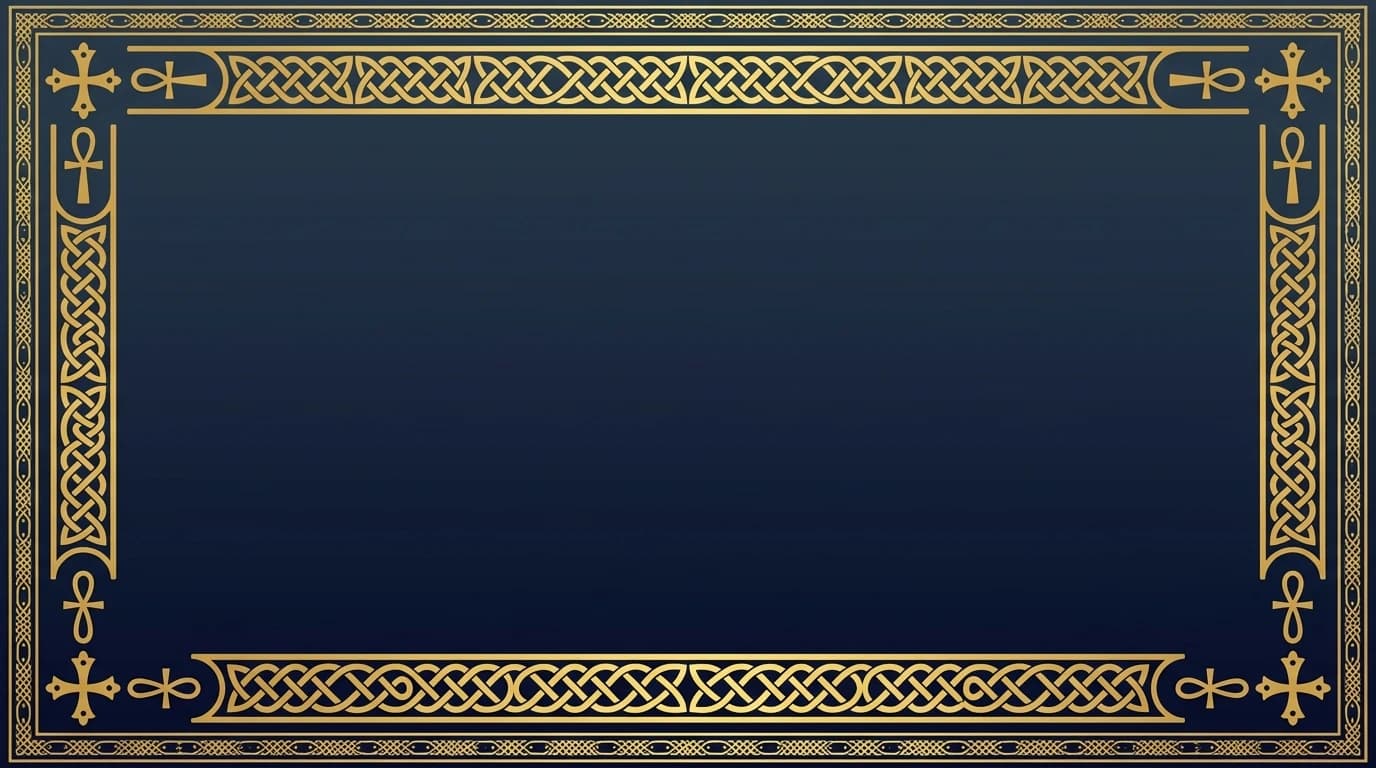 Ornate Frame - Midnight Blue