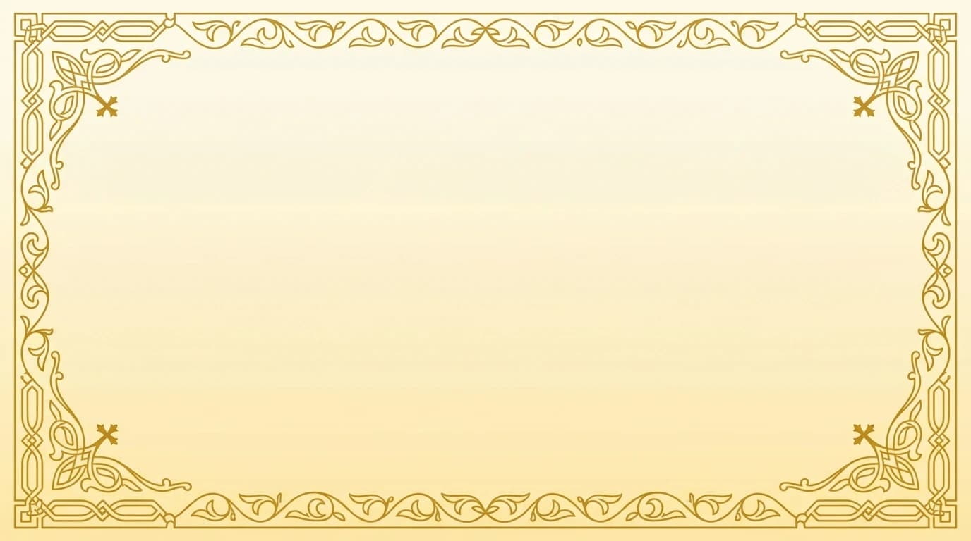 Vine Scroll - Coptic Cream