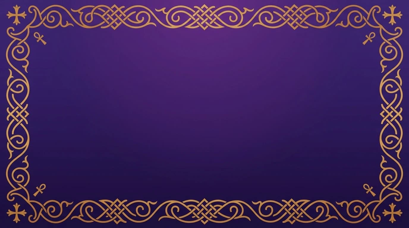 Vine Scroll - Royal Purple