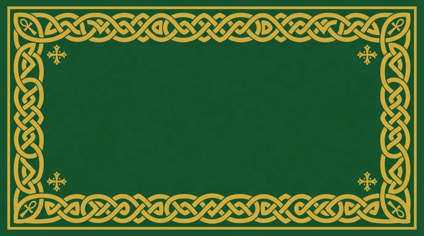 Woven Pattern - Sacred Green
