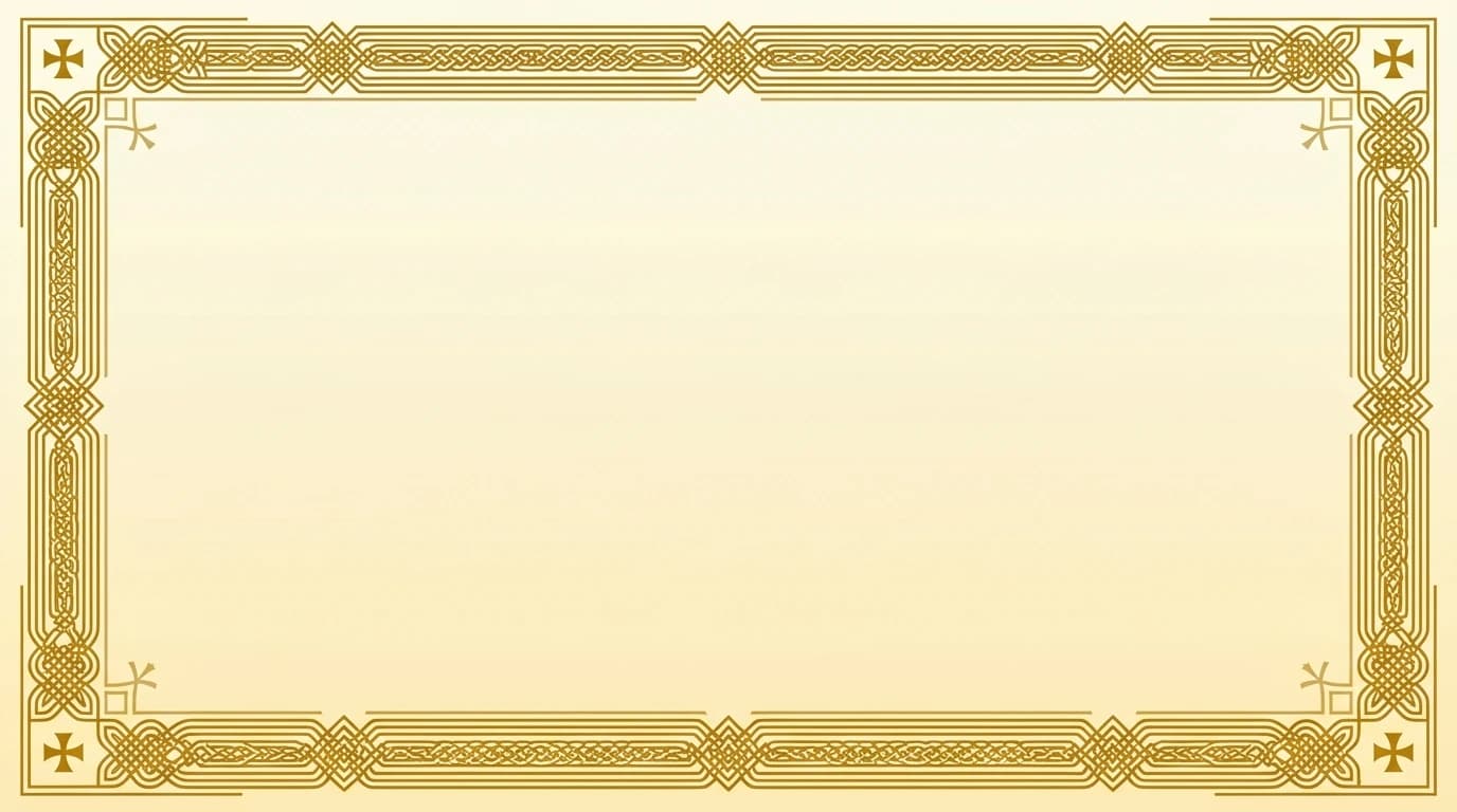 Ornate Frame - Coptic Cream