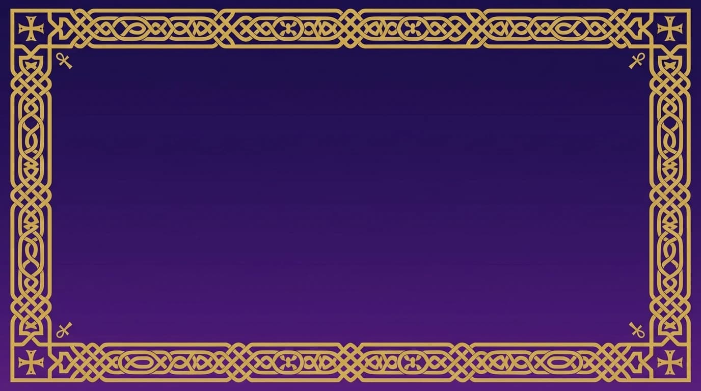 Ornate Frame - Royal Purple
