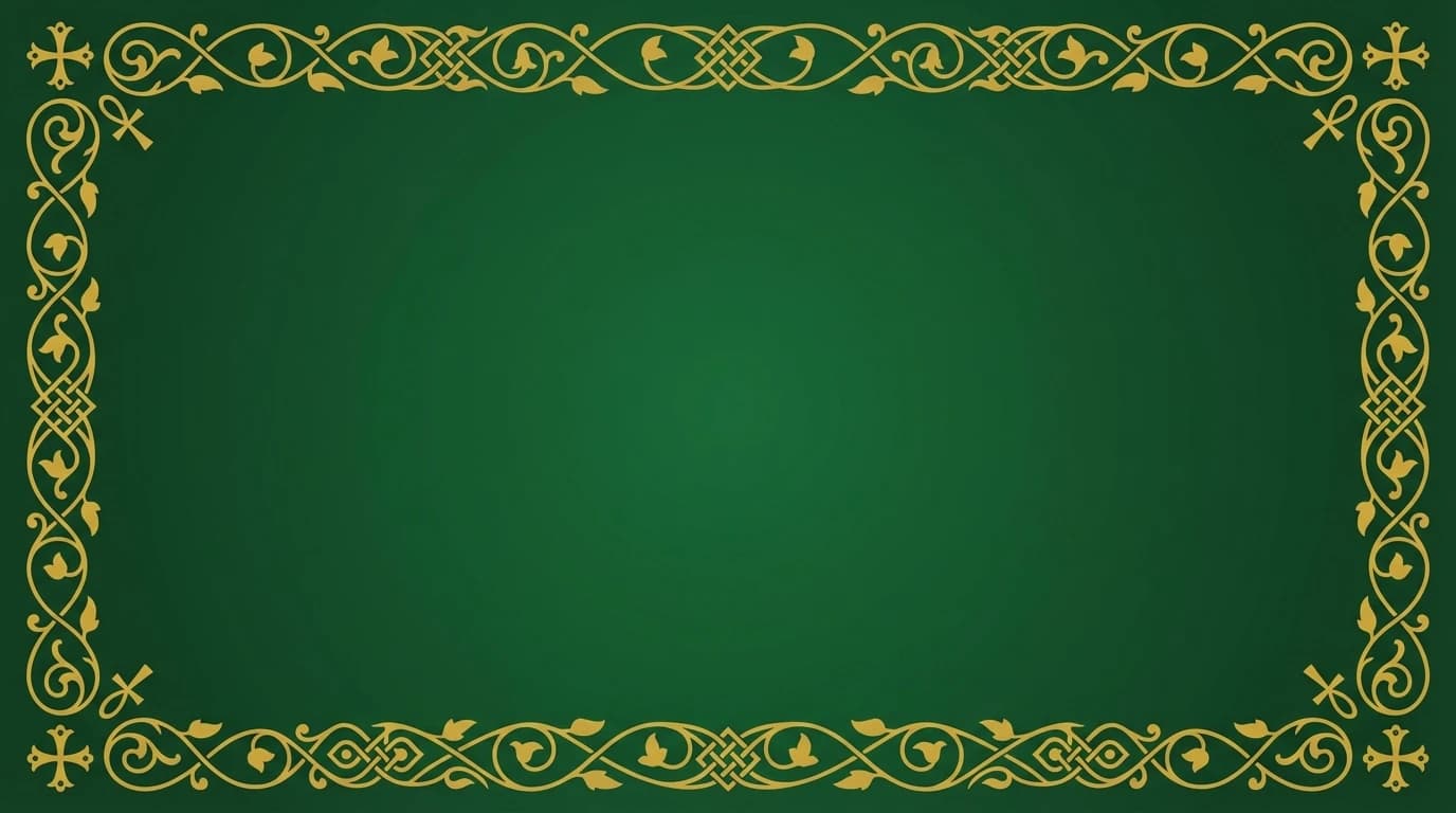 Vine Scroll - Sacred Green