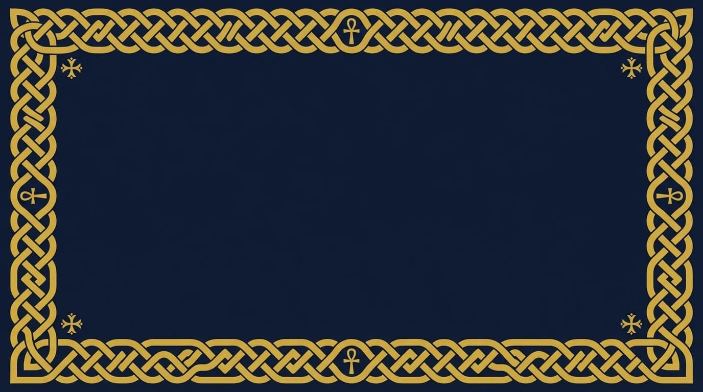 Woven Pattern - CopticSlide Gold
